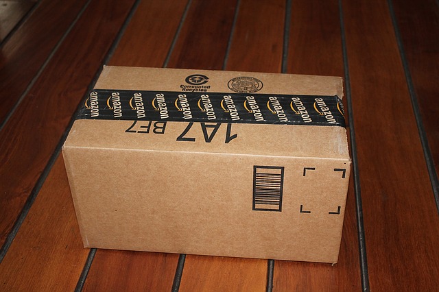 Amazonから届いた荷物の画像