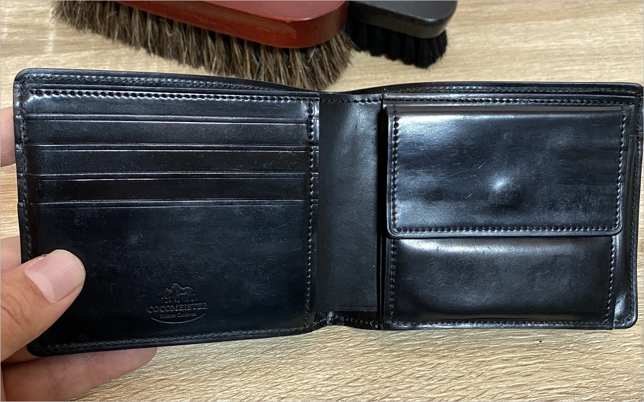 保存版 これで失敗しない シェルコードバンの財布を手入れした方法まとめ 俺の革財布 Mens Wallet